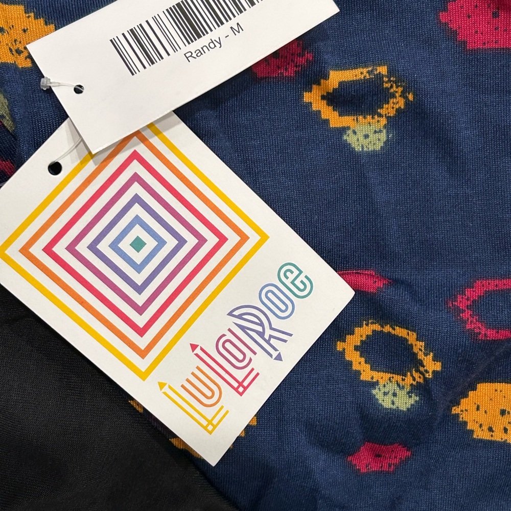 LulaRoe Randy blue top - Picture 6 of 7